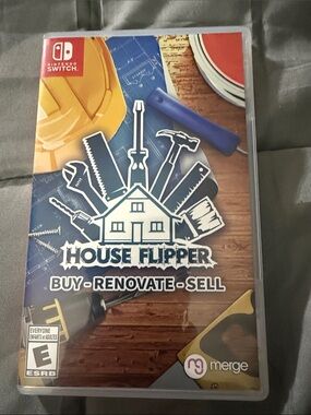 Nintendo Switch House Flipper Video Game - Blue, Yellow, Red